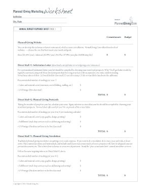 Place custom fields and goals on your donation forms to entice more people to give. planned giving solicitation letter sample - Fillable & Printable Online Forms Templates to ...
