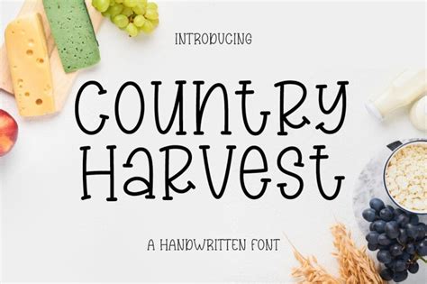 Country Harvest Font Free Download Freefontdl