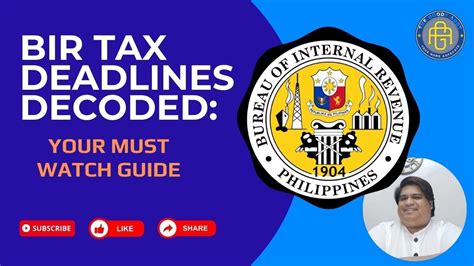 BIR Tax Deadlines Pwede Bang Magfile Kung Kelan Ko Trip? | Your Guide