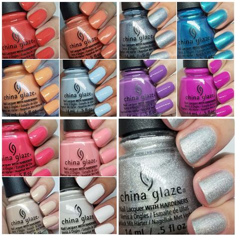 China Glaze Summer Shades Of Paradise Collection Review And Swatches China Glaze Nail
