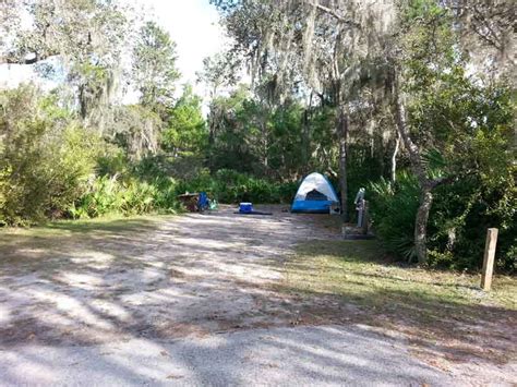 Little Manatee River State Park Campground Wimauma Florida Tentsite