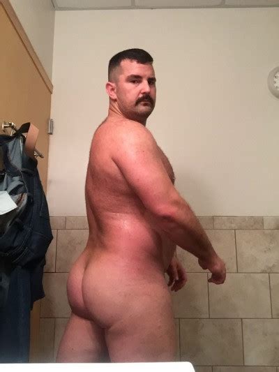 Naked Hairy Husky Daddy Cumception
