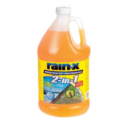 Rain X 2 N 1 De Icer And Bug Remover Windshield Washer Fluid 1 Gallon