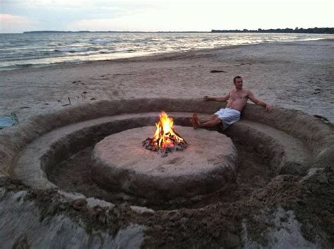 Beach Fire With A Difference Lesley Voth