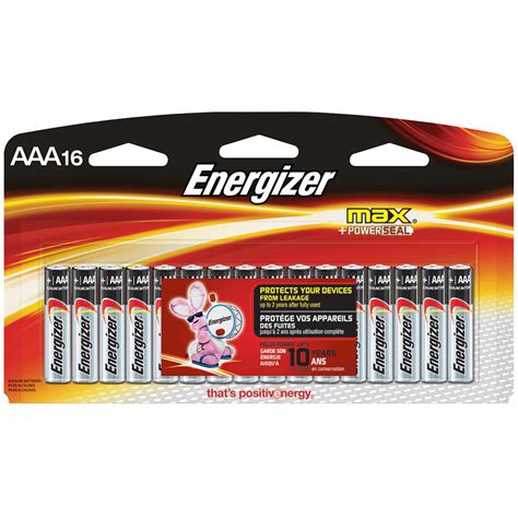 Aaa 16 pack aaa 4 pack aaa 8 pack. Energizer Alkaline AAA Battery 16 Pack-E92SLP16T - The ...