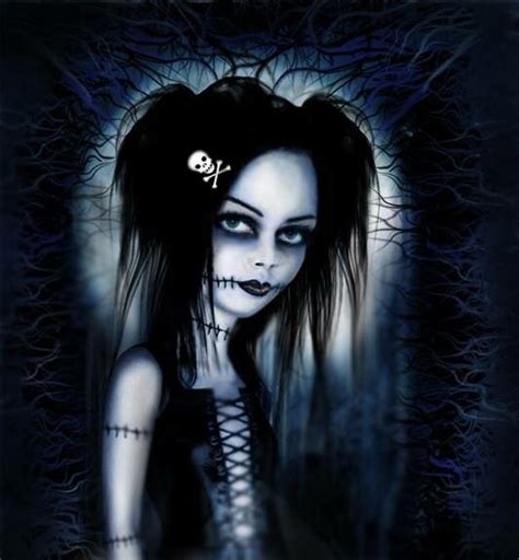 Pin By Sheri Lynn On Creepy Girls ‍♀️ Emotional Art Gothic Art