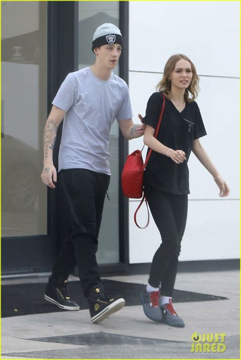 Lily Rose Depp Makes Shopping Stop With Ash Stymest Photo