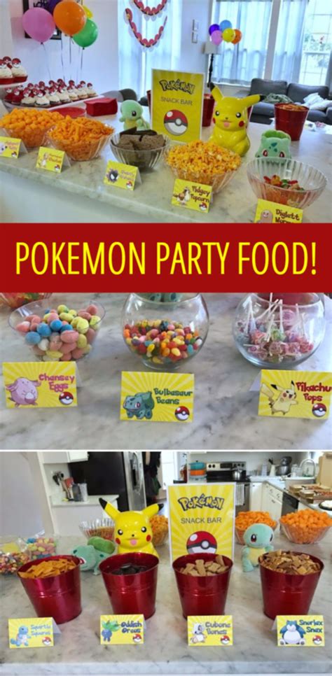 Pokemon Party From Fab Everyday Pokemon Birthday Party Pokemon Party