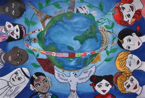 Art For Peace Contest Dream Of Art Peace On Earth World Peace
