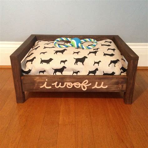 Custom Dog Beds Elevated Wooden Sturdy Washable Available In
