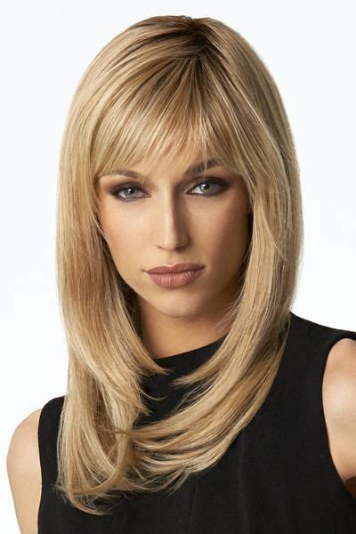 Shoulder Length Blonde Hair With Bangs New Natural