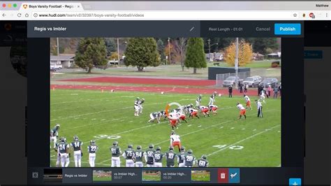 How To Make A Hudl Highlight Film Youtube