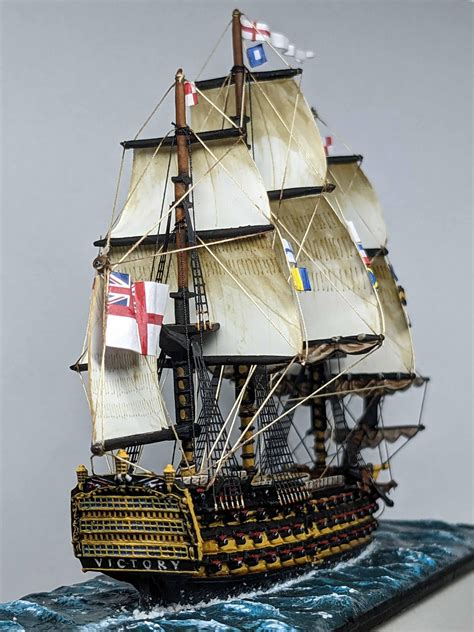 Hms Victory 1700 Scale Warlord Gamesblack Seas Kit With Photoetch