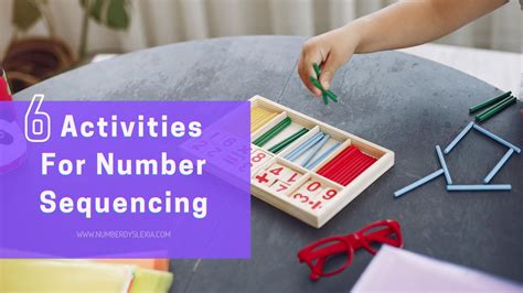6 Number Sequencing Activities For Kindergarteners And Preschoolers Number Dyslexia