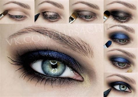 Metallic Blue Smokey Eye Makeup Tutorial Perfectlyposh Smokey Eye