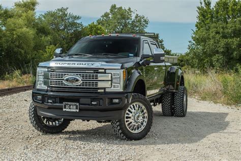 Custom Build Of A Lifted 4x4 Super Duty Ford F 450 Dually With Fuel