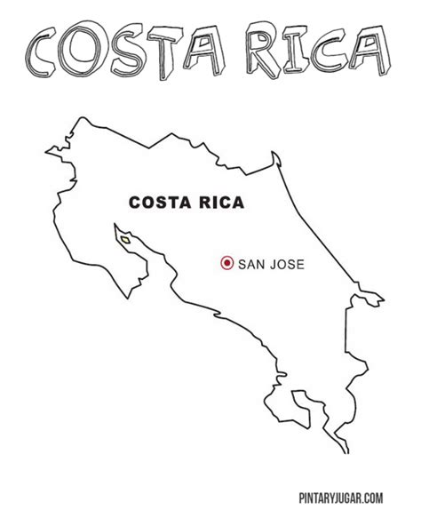 Colorear Símbolos Nacionales De Costa Rica Colorear Tus Dibujos