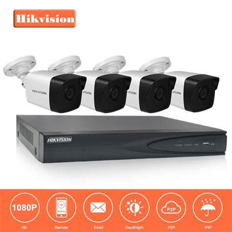 Buy Hikvision 4ch Nvr Kit 1080p Cctv System Record 4mp