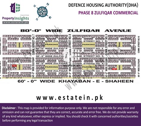 Layout Plan Siteplan Map Of Tauheed Commercial Phase