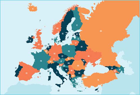 Europe Map Illustration Stock Illustration Download Image Now Istock