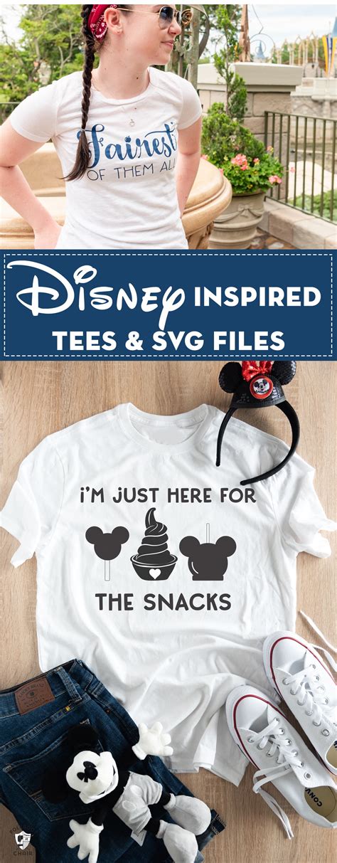How To Make Disney Shirts And Free Cricut Svg Files The Polka Dot Chair