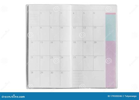 Daily Planner Isolated Stock Photo Image Of Planner 179320246