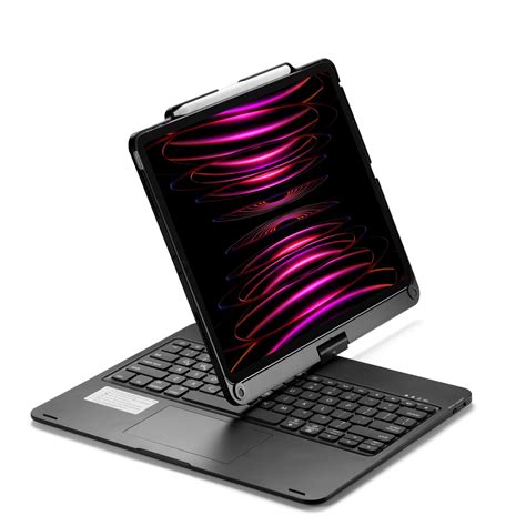 360° Rotation Touchpad Keyboard Case For Ipad Pro 129 Keypad Pro