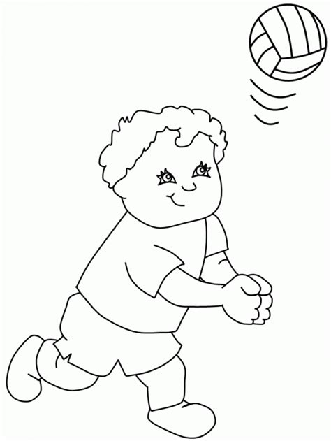 Find the best online printable coloring pages and books for your kids from kids world fun. Free Printable Volleyball Coloring Pages For Kids