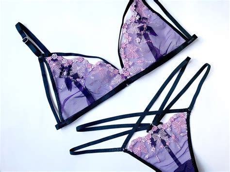 Bra Panty Bra And Panty Sets Bras And Panties Purple Lingerie Cute Lingerie Lingere Summer