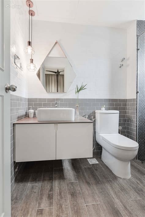 Minimalistic Modern Bathroom Condominium Design Ideas And Photos Malaysia