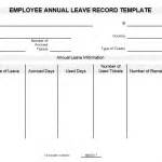 {recipient's name}, i am writing to inform you that i will be travelling with my family for a period of one month i understand that my request for long leave is an imposition. NE0018 Employee Sick Leave Record Template - English - Namozaj