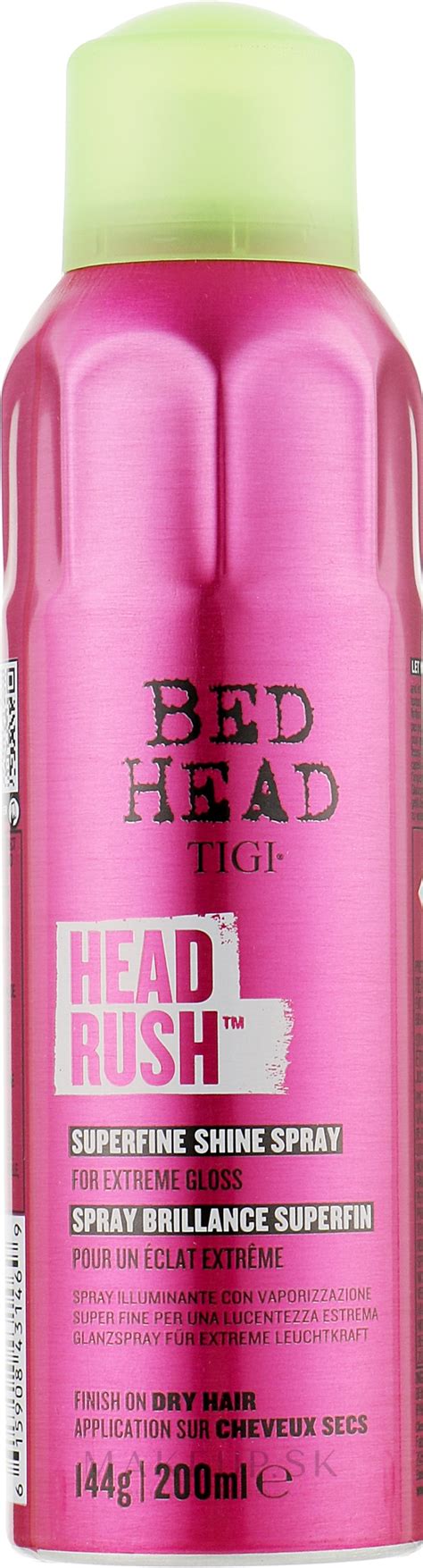 Tigi Bed Head Headrush Superfine Shine Spray Sprej Pre Lesk Vlasov S