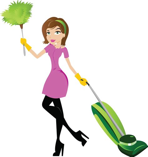 Cleaning Lady Clip Art