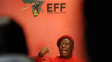 Eff Leader Julius Malema Warns Of Uprising As Anc Hold Conference