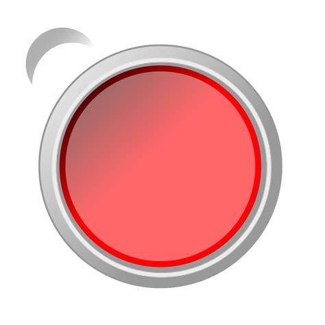 Push Button Glossy Red Png Svg Clip Art For Web Download Clip Art