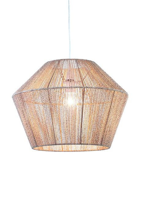 Inlight Eyal Rattan Easyfit Shade 33cm X 45cm X 45cm Natural Lamp