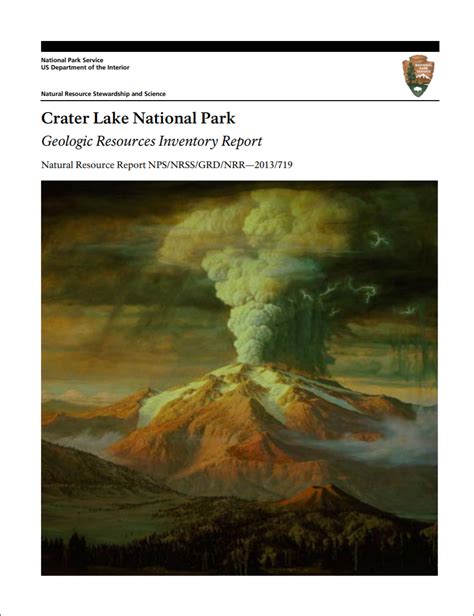Nps Geodiversity Atlas—crater Lake National Park Oregon Us National