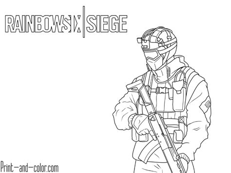 Check out amazing rainbow_six_siege artwork on deviantart. Rainbow Six Siege coloring pages | Coloring pages to print ...