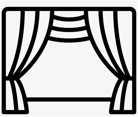 Theatre Curtains Theater Curtain Silhouette Png Png Image