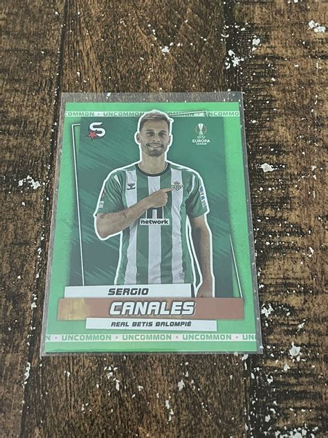 Topps Ucl Super Stars 2223 N 173 Sergio Canali Verde Non Comune Ebay