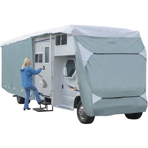 Classic Accessories Overdrive Polypro 3 Deluxe Class C Rv Cover — Gray