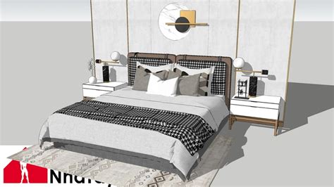 Nhatay Combo Bed Modern Stylist 56 3d Warehouse Bedroom Furniture