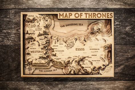 Map Of Thrones The Coolector