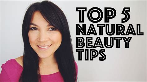 Top Natural Beauty Tips Youtube
