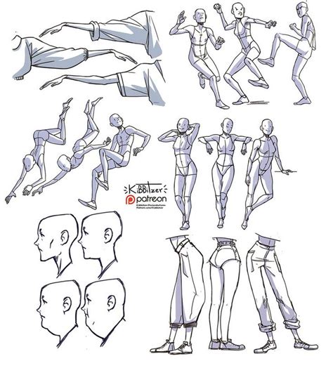 Reference Sheets Preview By Kibbitzer Drawing Reference Figure