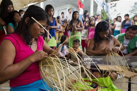 Women Of The Wounaan Nonam Indigenous Ethnic Group Take Part In The