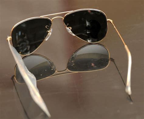 Ray Ban Aviator Sunglasses New With Tags Rb3044 Metal Frame Green Lenses Small 761656105876 Ebay