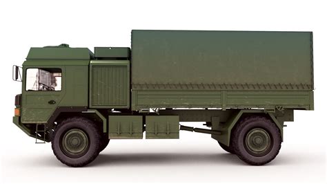 Man Military Truck 3d Model Max