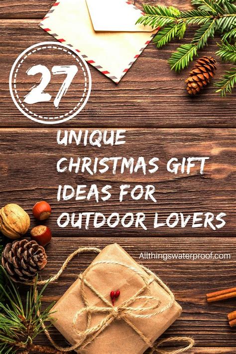 Gift ideas for outdoor lovers. 27 Unique Christmas Gift Ideas for Outdoor Lovers ...
