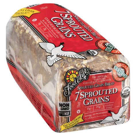 Food for life® ezekiel 4:9® sprouted 100% whole grain bread. Food For Life Sprouted Grain Bread 7 Sprouted Grains | Hy ...